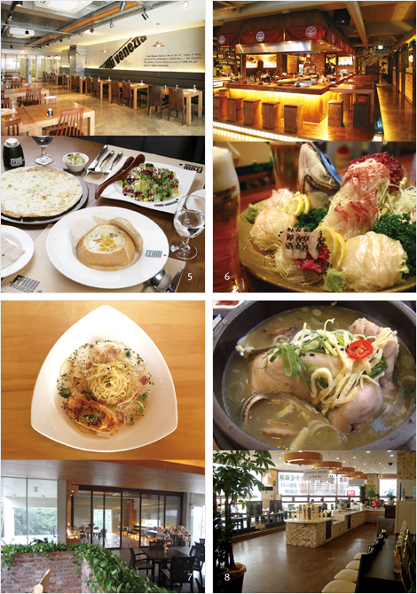 프리울리베네치아 / 하찌하찌산토리 / 사라 / 보양삼계탕