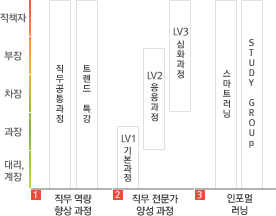 직무 교육 과정 그림