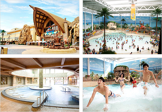 롯데워터파크 내외부 전경 사진