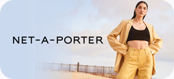 NET-A-PORTER 광고 이미지입니다.